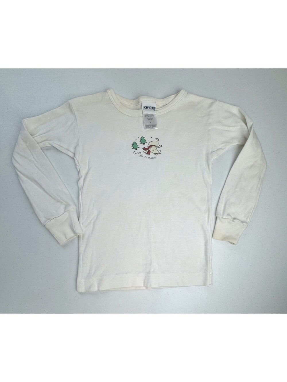 Cherokee Dog Long Sleeve Pajama Top Size 4T